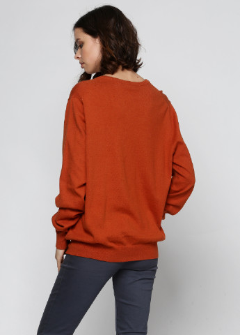 Терракотовый демисезонный пуловер пуловер Merona