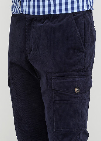 Темно-синие кэжуал зимние прямые брюки Finn Flare
