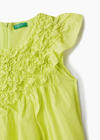 Зелёное платье United Colors of Benetton (254549489)