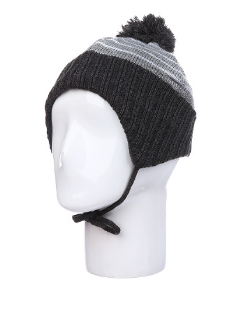 Шапка H&M шапка ушанка полоска комбинированная кэжуал акрил