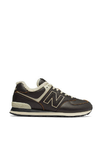 Темно-коричневые осенние кроссовки New Balance