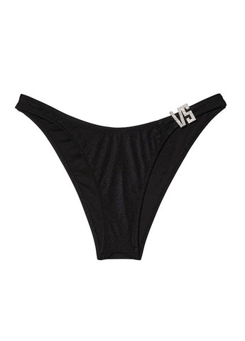 Черный демисезонный купальник (лиф, трусики) бикини, раздельный Victoria's Secret