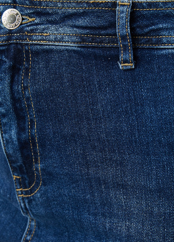 Темно-синие демисезонные укороченные, клеш джинсы KOTON