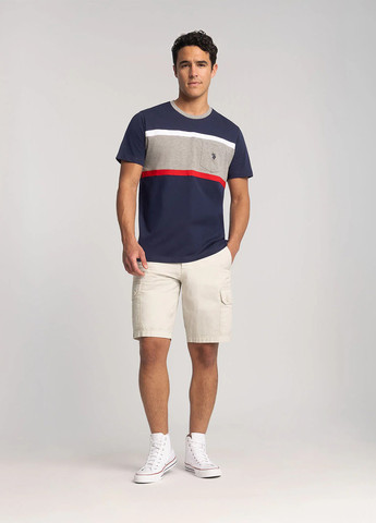 Темно-синяя футболка U.S. Polo Assn.