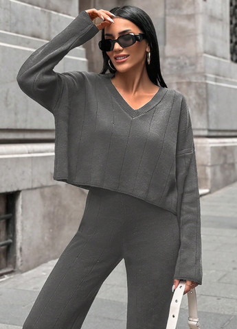 Костюм (пуловер, штани) SHEIN (343316057)