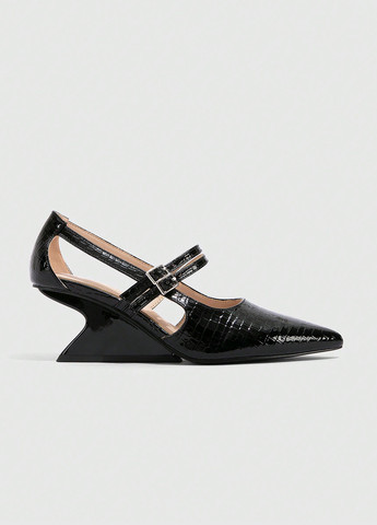 SHEIN Туфли черный з искусственная кожа, полиуретан, китай — демисезон (345181517)