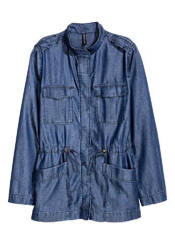 Темно-синяя летняя куртка H&M