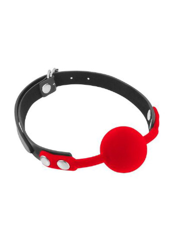 Классический кляп с силиконовым шариком Silicone Gag Ball Red Fetish Tentation (254151299)