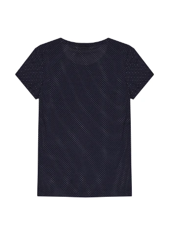 Темно-синяя летняя футболка H&M