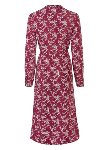 Темно-бордова кежуал сукня сукня-сорочка Esmara з квітковим принтом