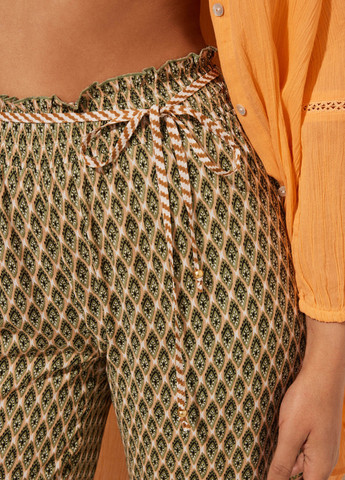 Зеленые кэжуал летние прямые брюки Women'secret