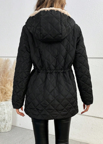 Черная демисезонная куртка SHEIN