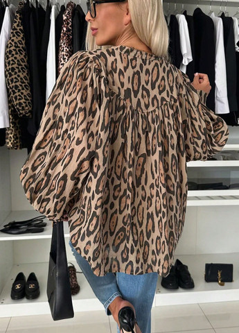 Бежевая блуза SHEIN