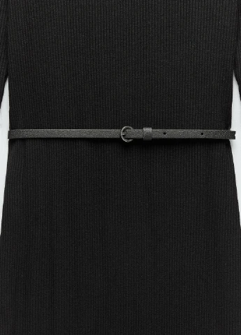 Чорна кежуал плаття, сукня Zara однотонна