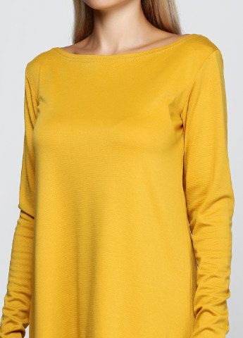 Гірчична кежуал сукня Podium однотонна