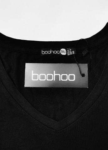 Чорна літня футболка Boohoo
