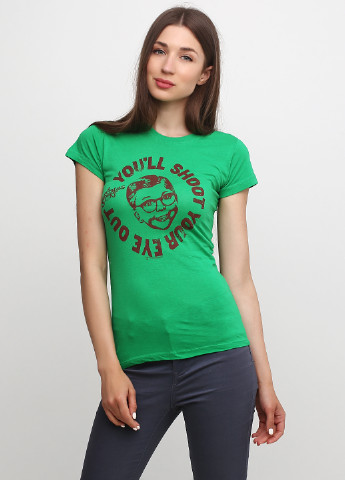 Зеленая летняя футболка Ripple Junction