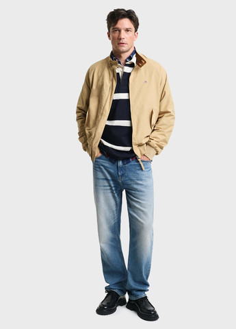 Бежевая демисезонная ветровка Gant