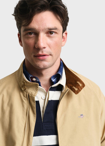 Бежевая демисезонная ветровка Gant