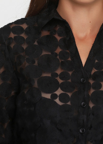 Черная демисезонная блуза J'envie