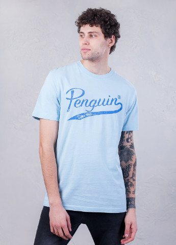 Голубая футболка Original Penguin