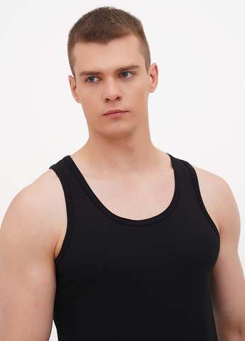 Набір із двох чоловічих майок чорного кольору KASTA design (263141762)