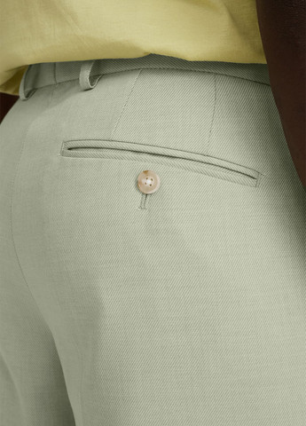 Мятные классические, кэжуал демисезонные прямые, зауженные брюки C&A