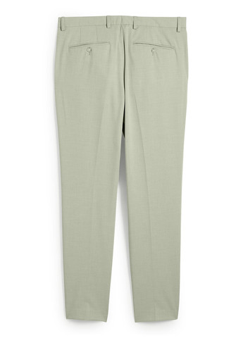 Мятные классические, кэжуал демисезонные прямые, зауженные брюки C&A