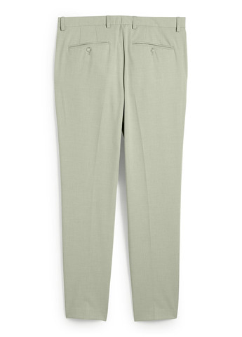 Мятные классические, кэжуал демисезонные прямые, зауженные брюки C&A