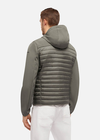 Сіро-зелена демісезонна куртка Geox