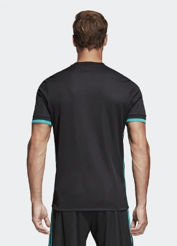 Черная футболка с коротким рукавом adidas