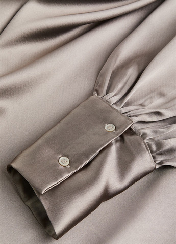 Сіро-бежева кежуал сукня а-силует H&M однотонна