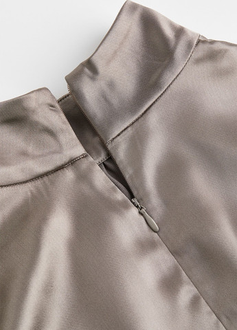 Сіро-бежева кежуал сукня а-силует H&M однотонна