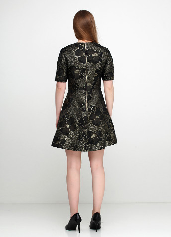 Черное коктейльное платье & Other Stories с цветочным принтом