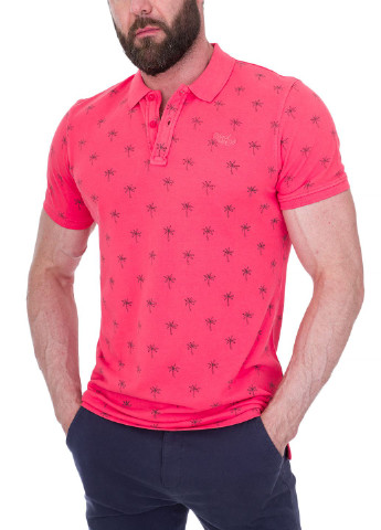 Розовая футболка-поло для мужчин Blend