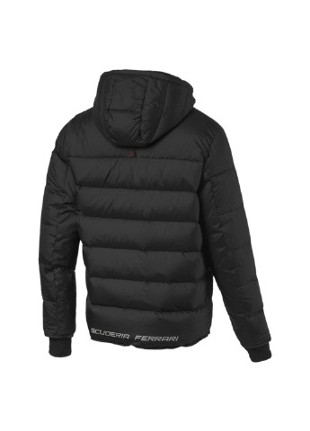 Чорна демісезонна куртка ferrari down jacket Puma