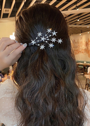 Заколка для волосся АннаЯсеницька "Розсіяні зірки", сріблястий Анна Ясеницька (252193376)