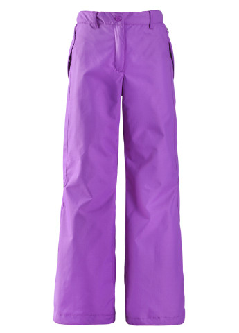 Сиреневые кэжуал демисезонные со средней талией брюки Reima