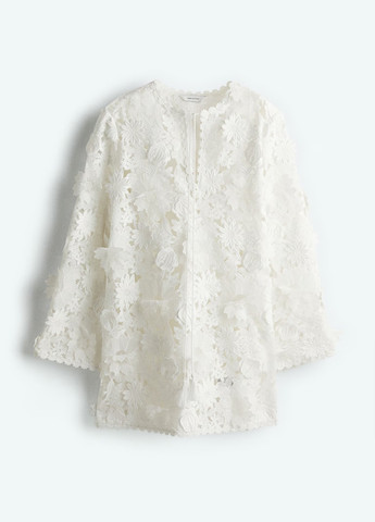 Білий коктейльна, вечірня, пляжна сукня H&M однотонна