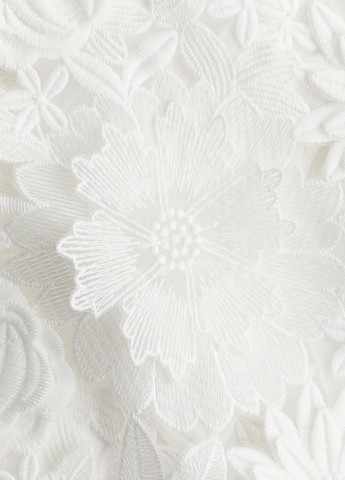 Білий коктейльна, вечірня, пляжна сукня H&M однотонна