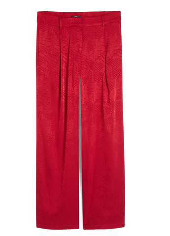Красные кэжуал летние палаццо брюки C&A
