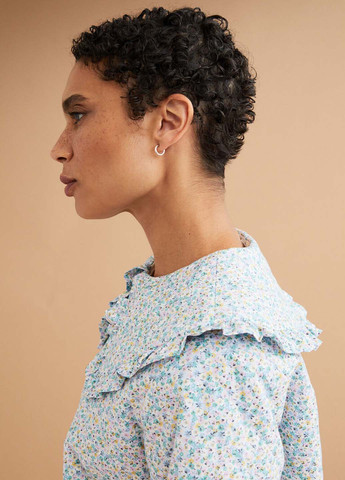 Голубая демисезонная куртка H&M