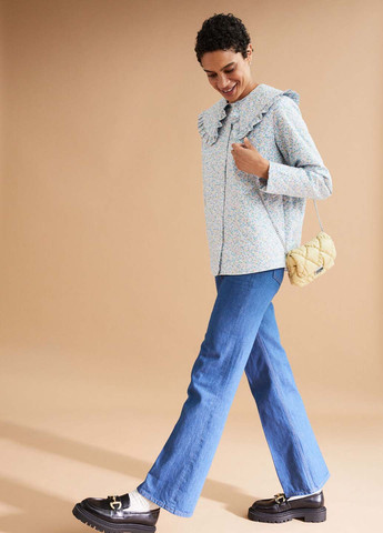 Голубая демисезонная куртка H&M