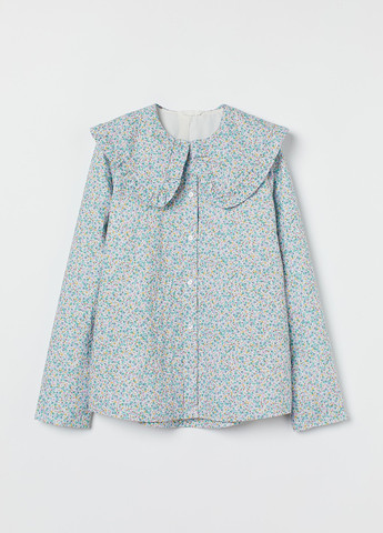 Голубая демисезонная куртка H&M