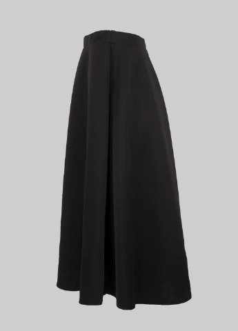 Черная однотонная юбка Boohoo