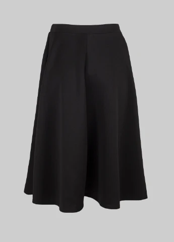 Черная однотонная юбка Boohoo