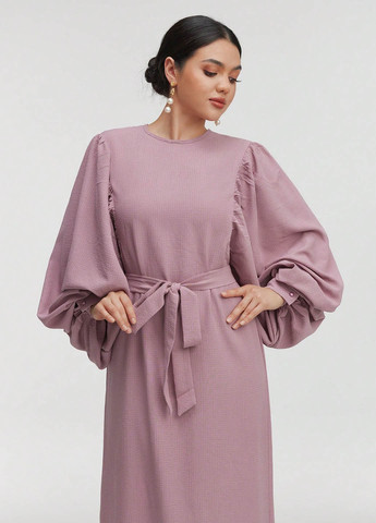 Рожево-лілова вечірня сукня SHEIN однотонна