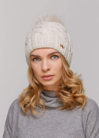 Зимова жіноча тепла шапка на флісовій підкладці 550661 Merlini (249643309)