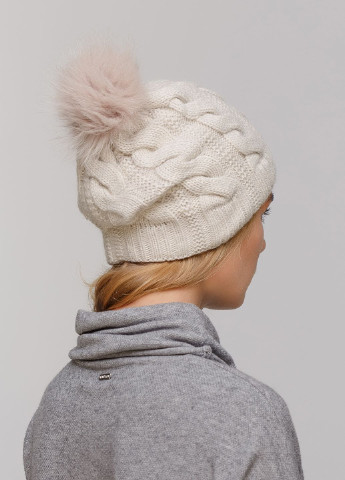 Зимняя теплая женская шапка на флисовой подкладке 550661 Merlini (249643309)