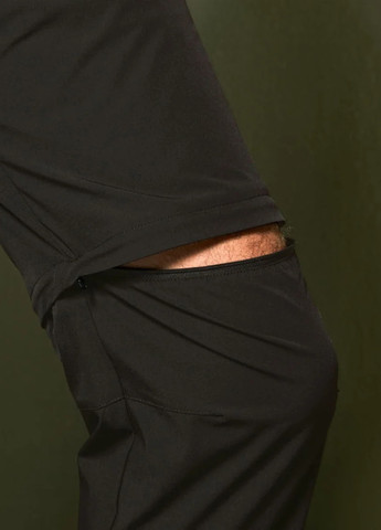 Черные спортивные демисезонные прямые брюки ROCKTRAIL